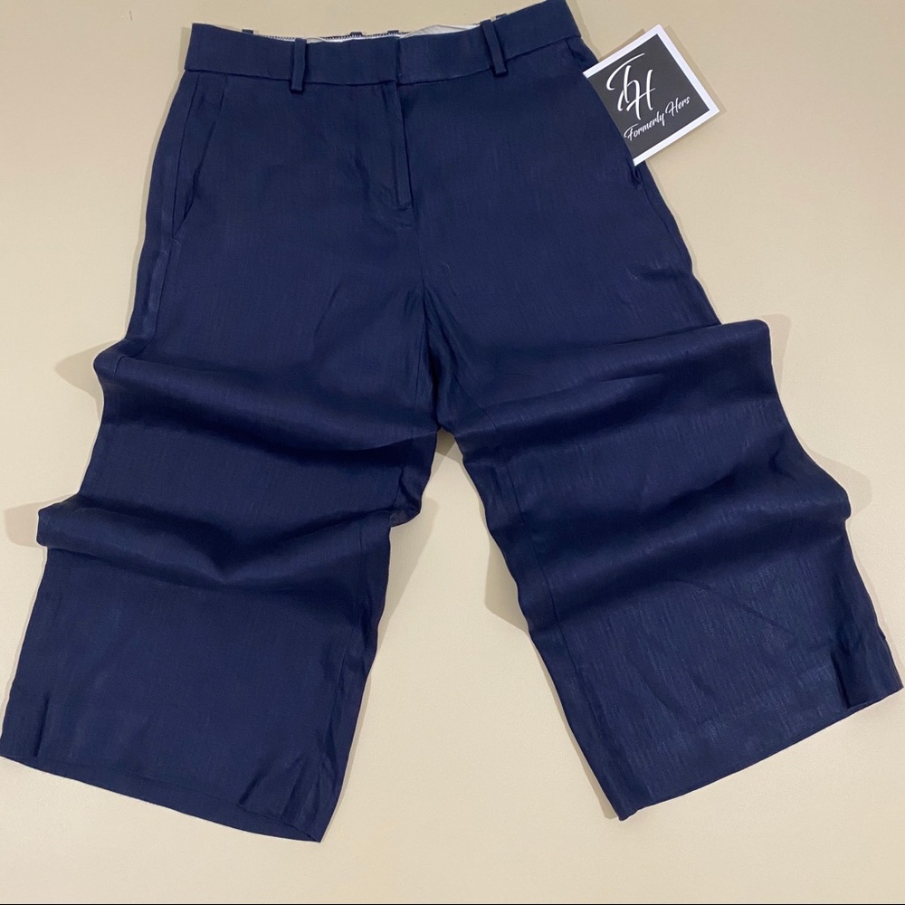 Sz 0 J. CREW LINEN CAPRI PANTS